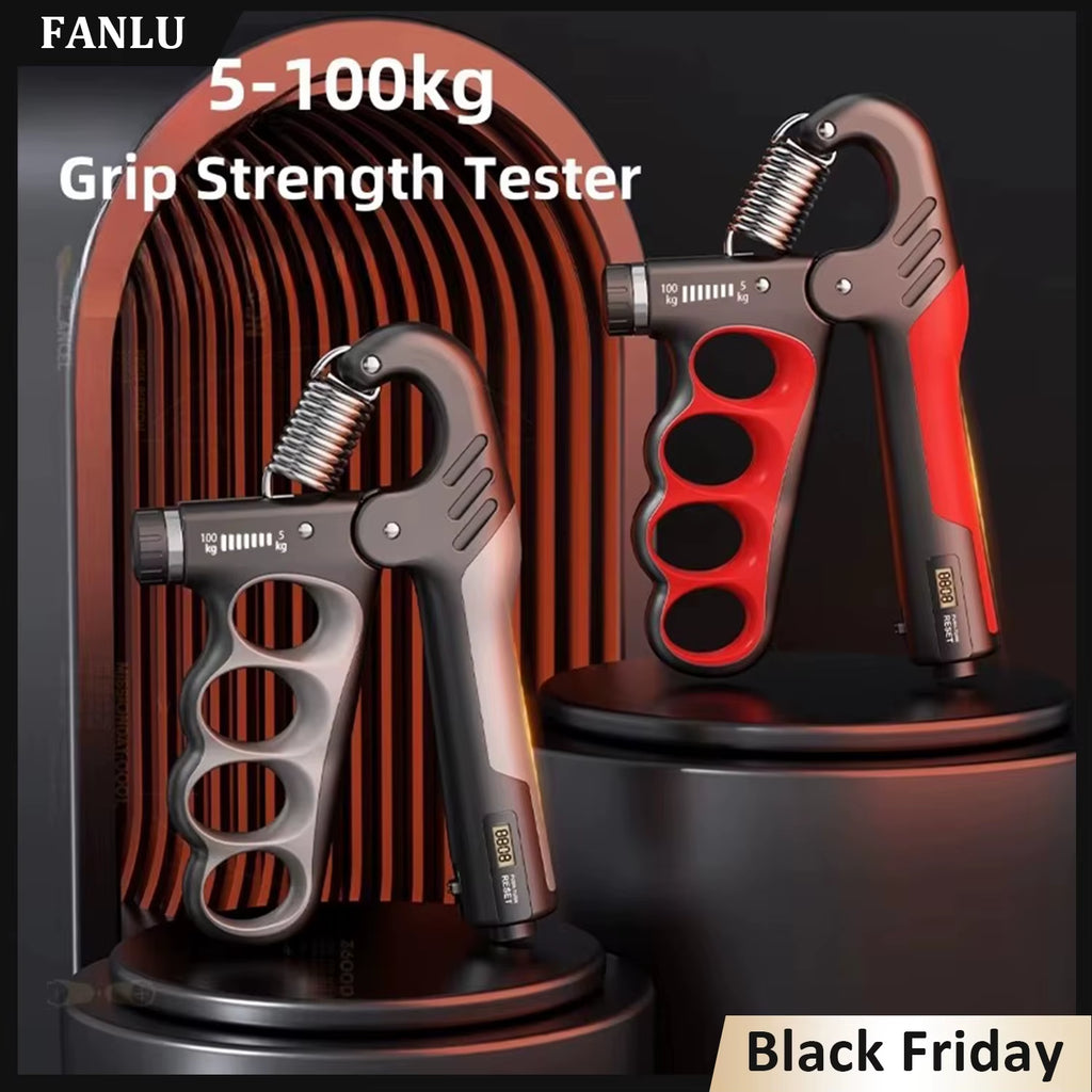 Grip Strengthener Gym Training Hand Exerciser Adjustable 5-100KG Fitness Unisex Finger Rehabilitation Training Hand Grip Pesas