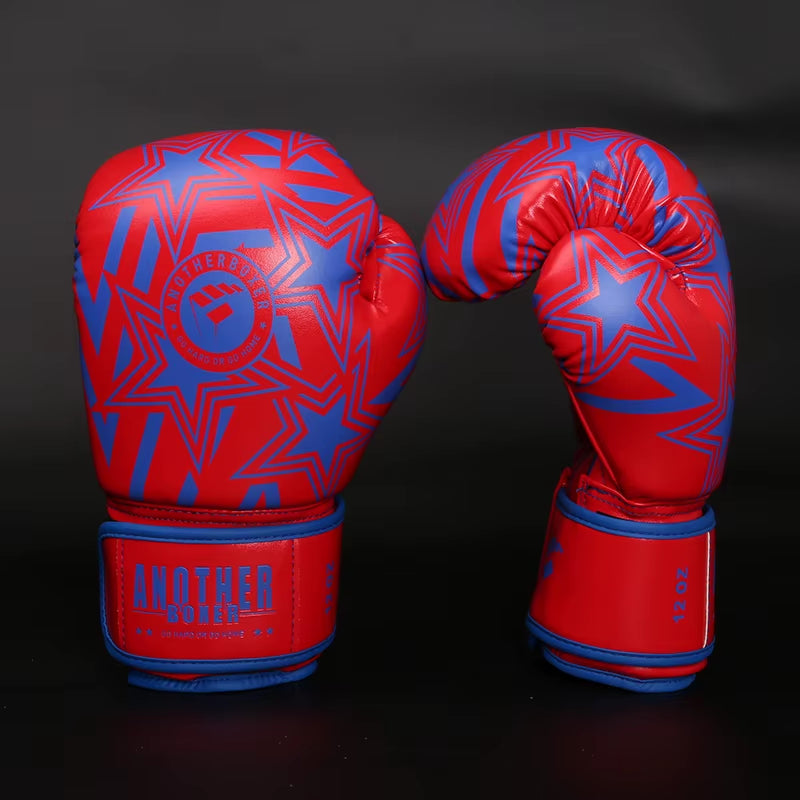 Boxing Gloves 6 12 14Oz PU Leather Muay Thai Guantes De Boxeo Sanda Free Fight MMA Kick Boxing Training Glove for Men Women Kids